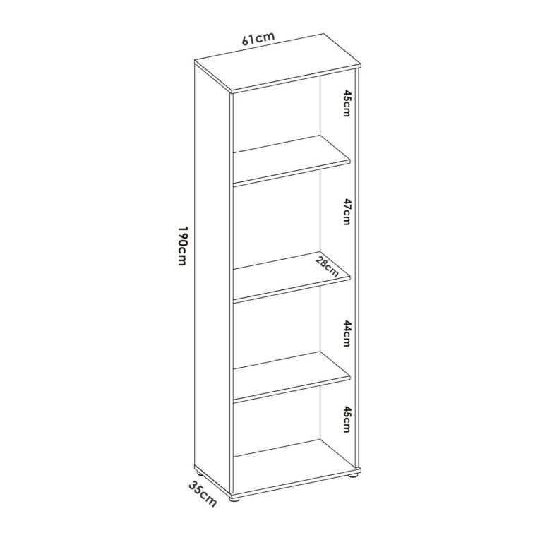 Armadio bianco salvaspazio 61x190h cm - Aixam