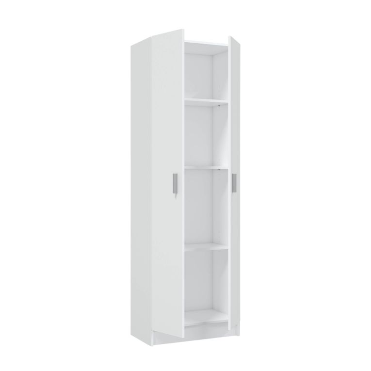 Armadio bianco sgabuzzino 59x180h cm - Aragorn