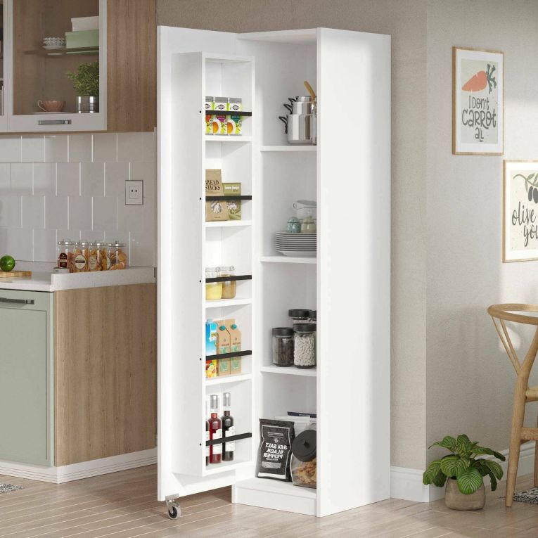 Armadio bianco slim 41x176h cm - Gaemi