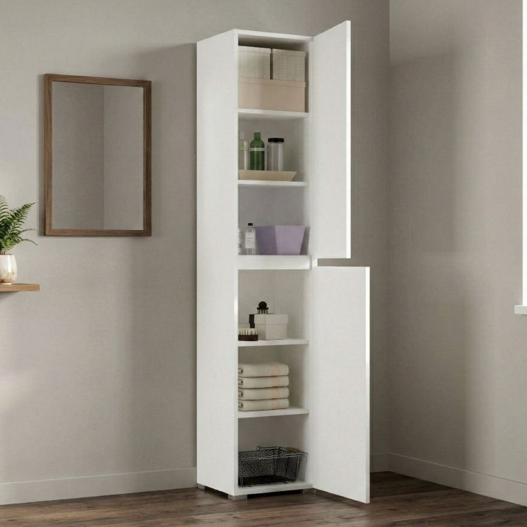 Armadio bianco slim 45x195h cm - Daisuke