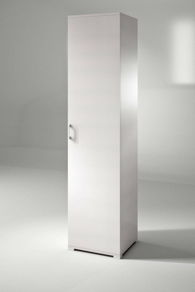 Armadio bianco stretto 45x195h cm - Aloise