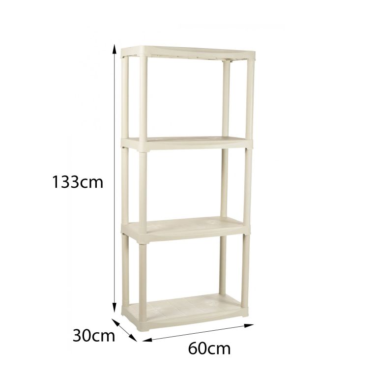 Armadio da esterno Eupen, Scaffale outdoor, Armadio balcone multiuso, Armadietto da esterno, 100% Made in Italy, 60x30h133 cm Bianco