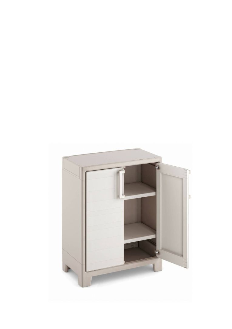 Armadio da esterno Grimsby, 80x44 h100 cm, Sabbia