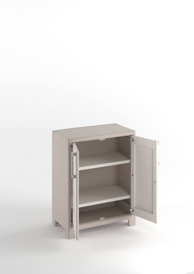 Armadio da esterno Grimsby, 80x44 h100 cm, Sabbia