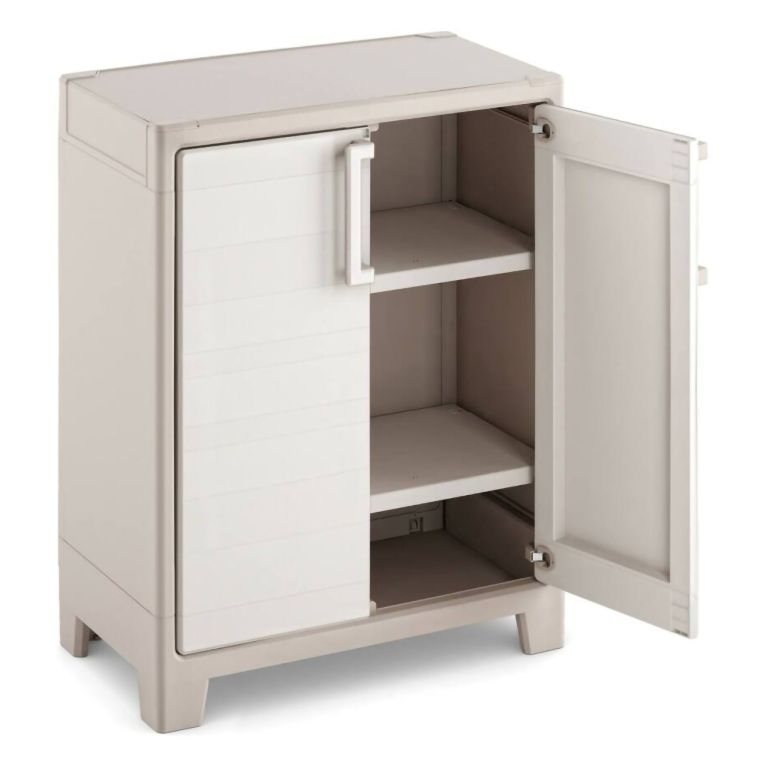 Armadio da esterno Grimsby, 80x44 h100 cm, Sabbia