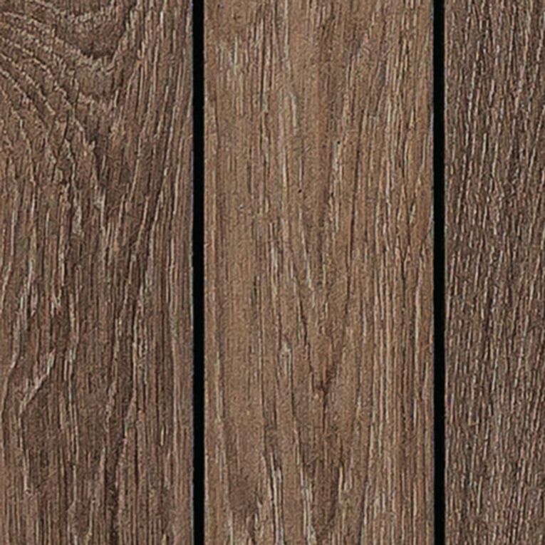 Armadio da Esterno Marrone Noce Nero Cassetti 2 Ripiani 140x74x170h cm, Apertura Battente - Langdon