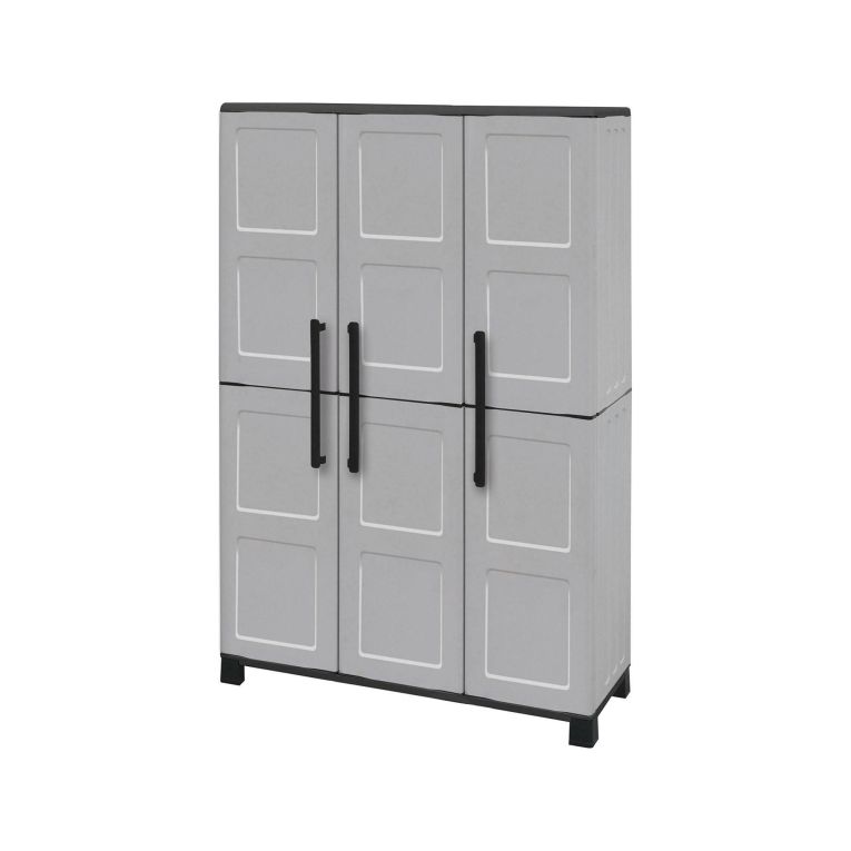 Armadio da esterno portascope grigio chiaro e nero 102x169h cm - Aruro