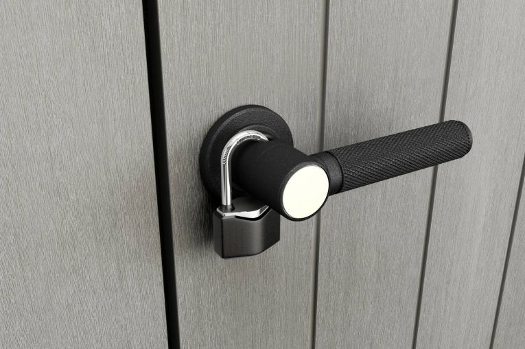 Armadio da terrazzo grigio 140x170h cm - Digby