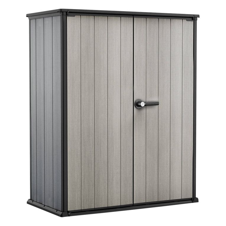 Armadio da terrazzo grigio 140x170h cm - Digby