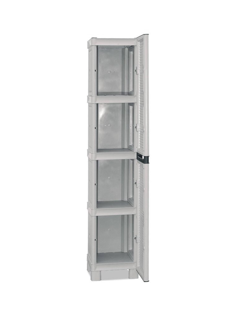 Armadio esterno 2 ante grigio chiaro 35x172h cm - Allain