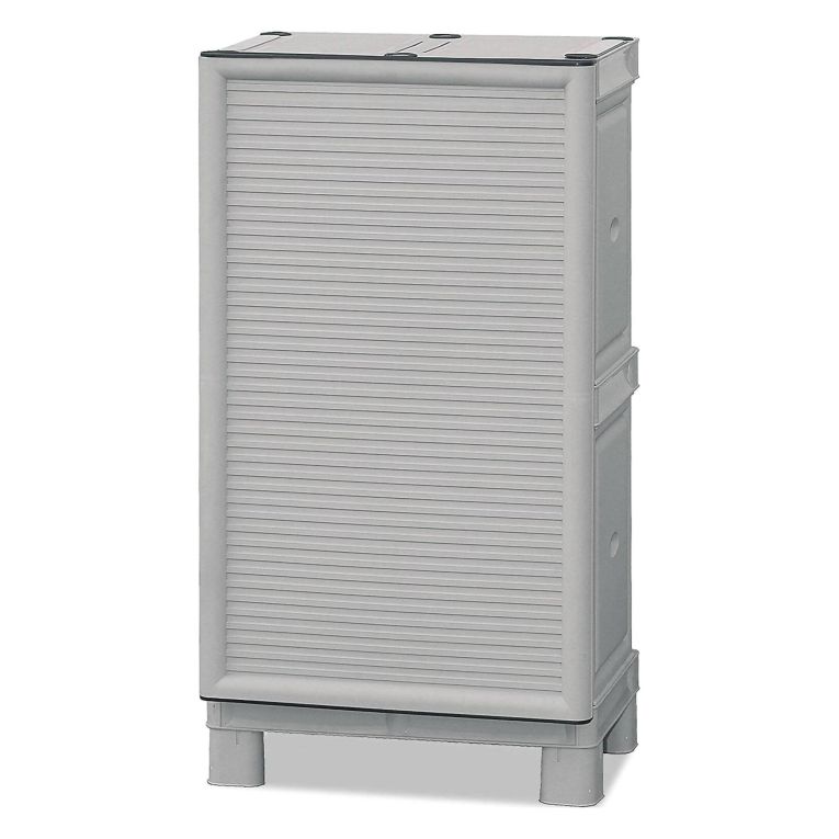 Armadio esterno grigio chiaro 50x92h cm - Arlinda