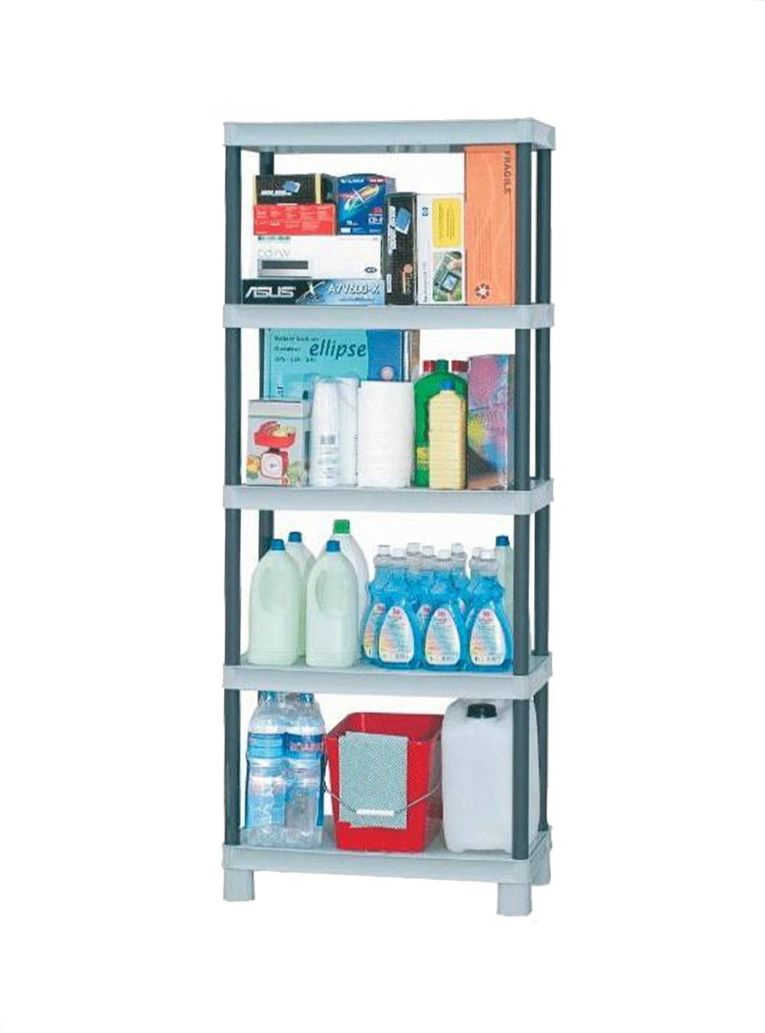 Armadio esterno grigio chiaro e nero 70x172h cm - Giri