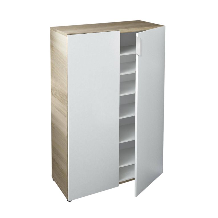 Armadio legno e bianco 2 ante 72x103h cm - Athenodora