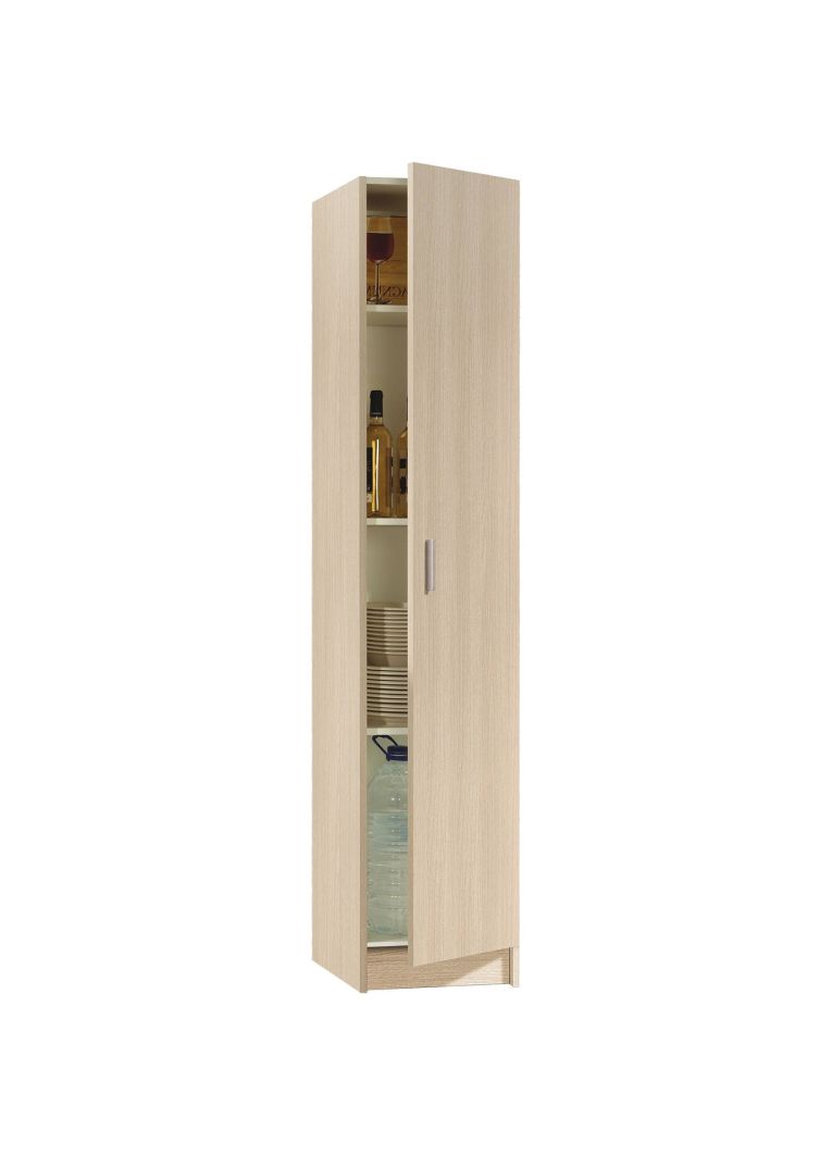 Armadio legno lavanderia 37x180h cm - Alexander