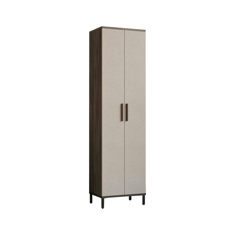 Armadio marrone e grigio salvaspazio 50x183h cm - Albizia