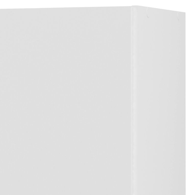 Armadio multiuso 1 anta Melanie, Mobile multifunzionale, Mobiletto scarpiera, Guardaroba porta scarpe, 42x39 h175 cm, Bianco