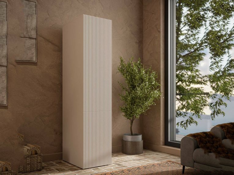 Armadio multiuso 1 anta Treville, 45x56 h199 cm, Beige