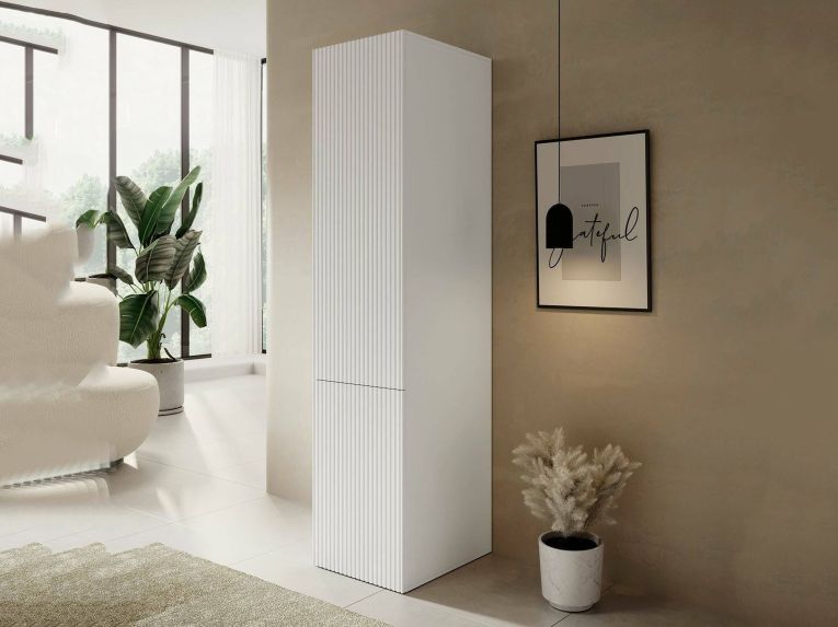 Armadio multiuso 1 anta Treville, 45x56 h199 cm, Bianco