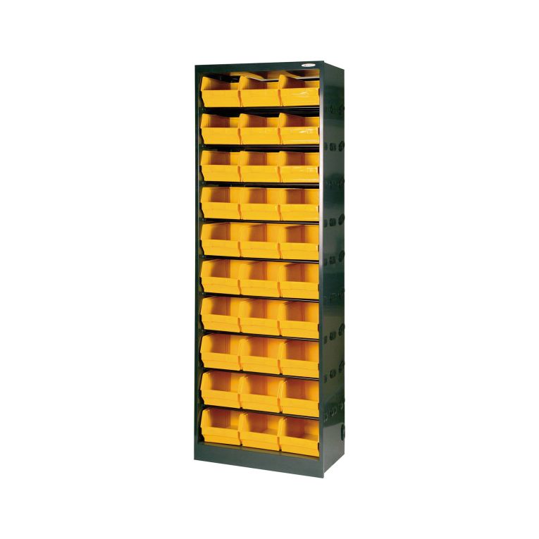 Armadio multiuso Dandreoll, Nero e Giallo, 66x37h190 cm