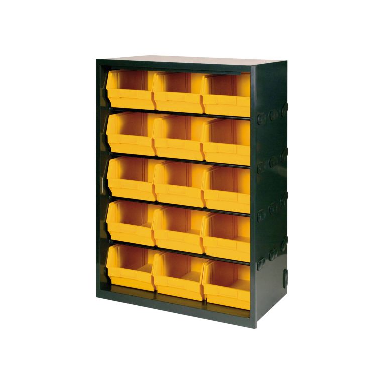 Armadio multiuso Dandreoll, Nero e Giallo, 66x37h95 cm