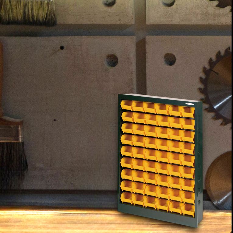 Armadio multiuso Dandreoll, Nero e Giallo, 68x20h95 cm
