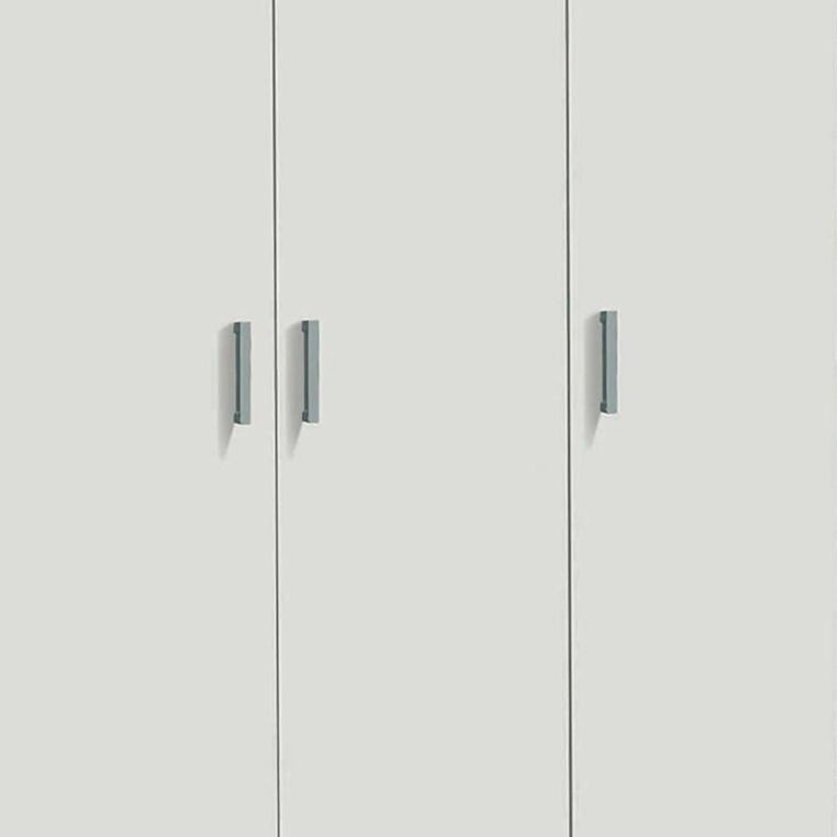 Armadio Multiuso Grande Bianco Modulabile 7 Ripiani 146x180h cm, 4 Ante - Sinnai