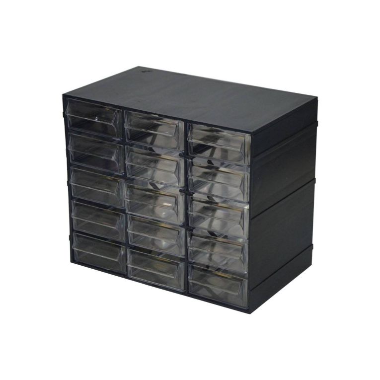 Armadio nero slim 22x19h cm - Adorata
