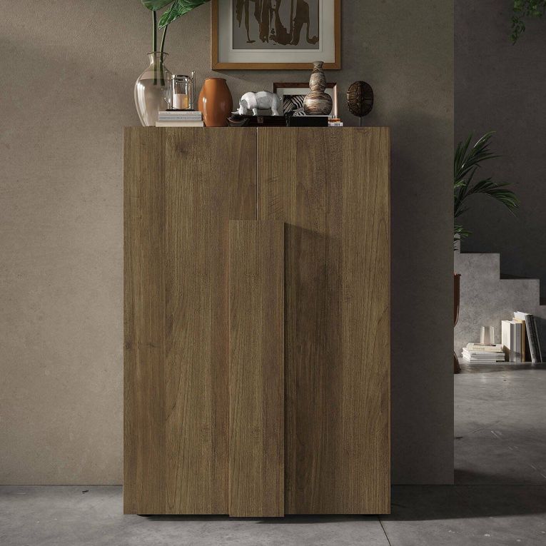 Armadio noce ante battenti 78x116h cm - Harvey