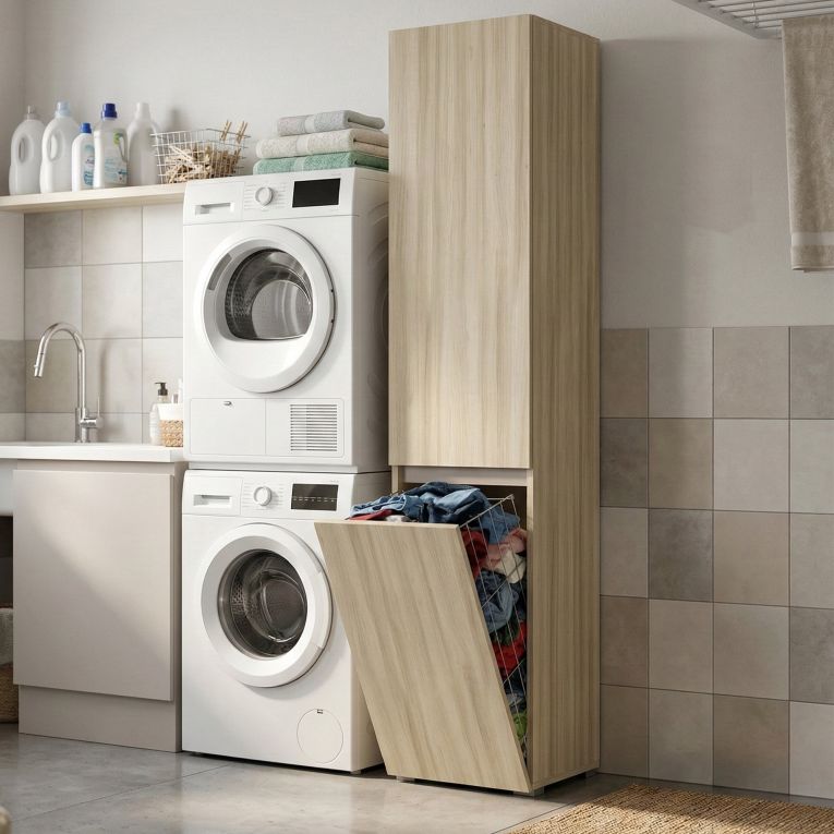 Armadio olmo multiuso 45x195h cm - Aro
