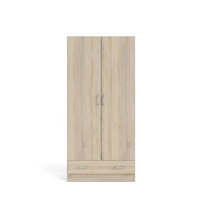 Armadio quercia con cassetto 79x170h cm - Amylya
