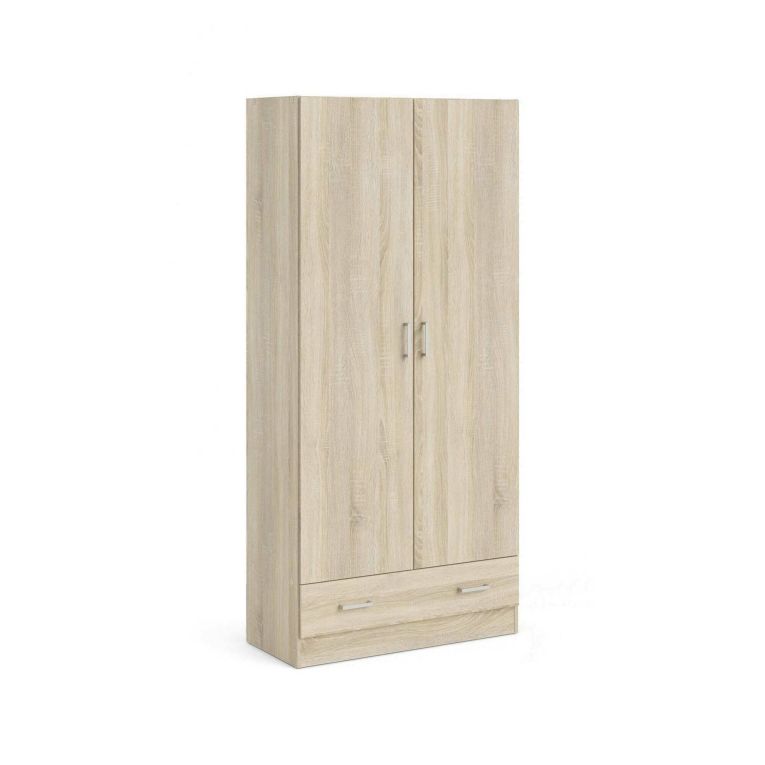 Armadio quercia con cassetto 79x170h cm - Amylya