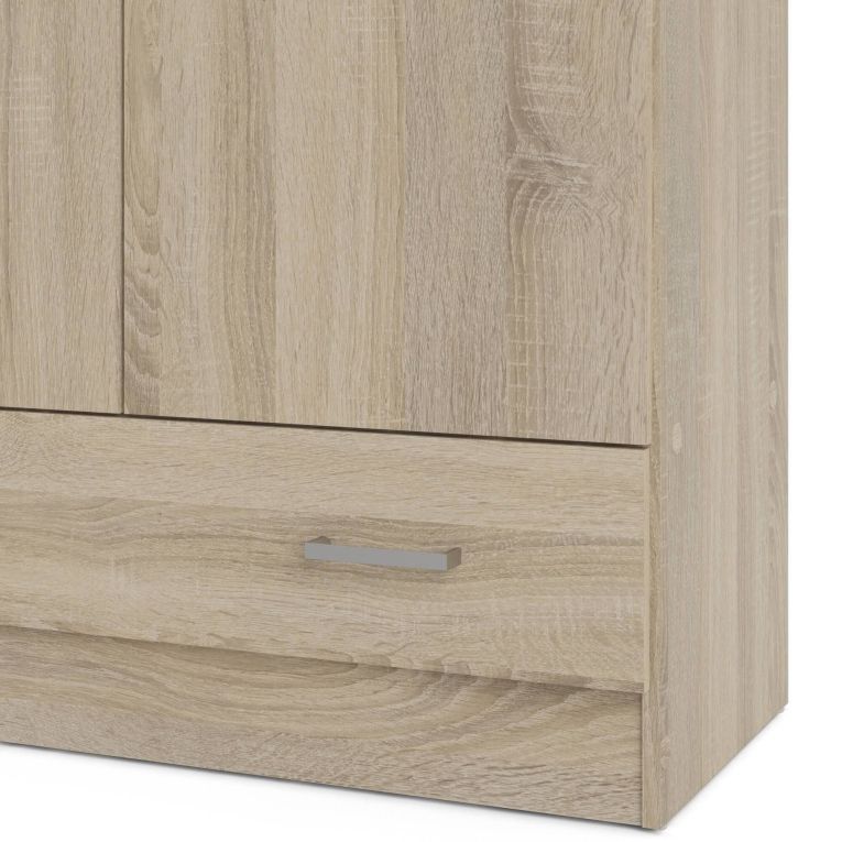 Armadio quercia con cassetto 79x170h cm - Amylya