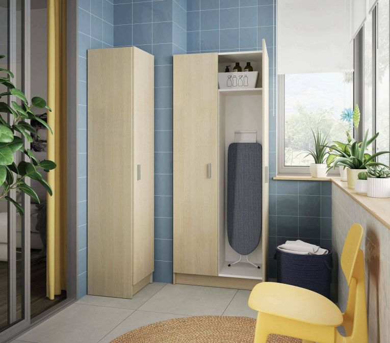 Armadio rovere 2 ante 73x180h cm - Abadubidu