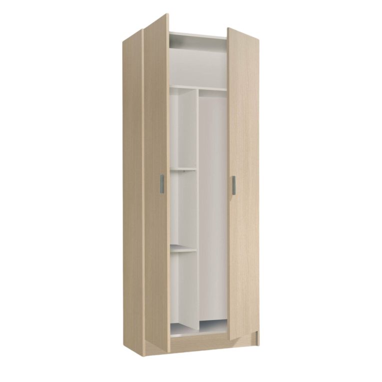 Armadio rovere 2 ante 73x180h cm - Abadubidu