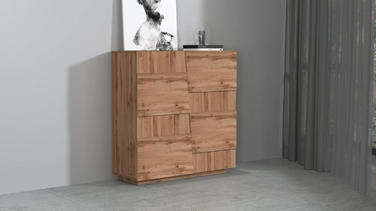 Armadio rovere multiuso 120x126h cm - Aulla