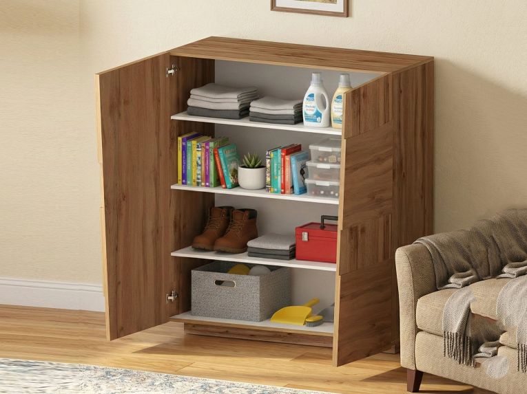 Armadio rovere multiuso 120x126h cm - Aulla