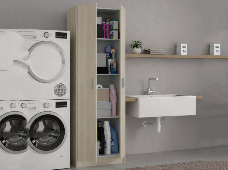 Armadio rovere salvaspazio 59x180h cm - Aragorn
