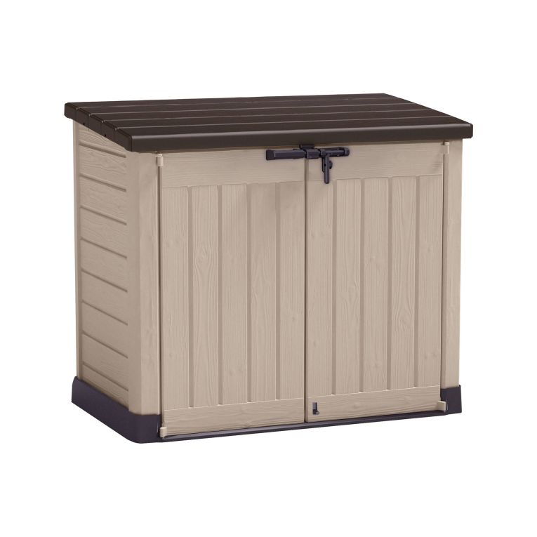 Armadio terrazzo 2 ante beige 145x125h cm - Hinton