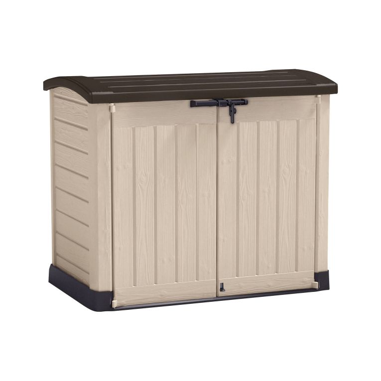 Armadio terrazzo 2 ante beige 146x120h cm - Hinton