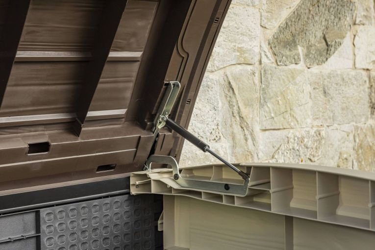 Armadio terrazzo 2 ante beige 146x120h cm - Hinton