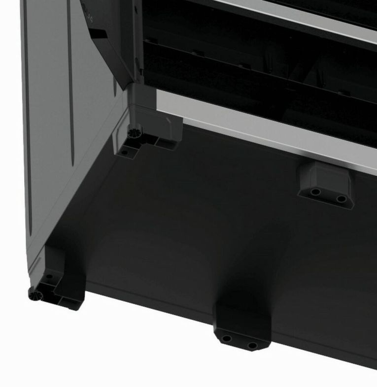 Armadio terrazzo 2 ante nero 89x188h cm - Brandon