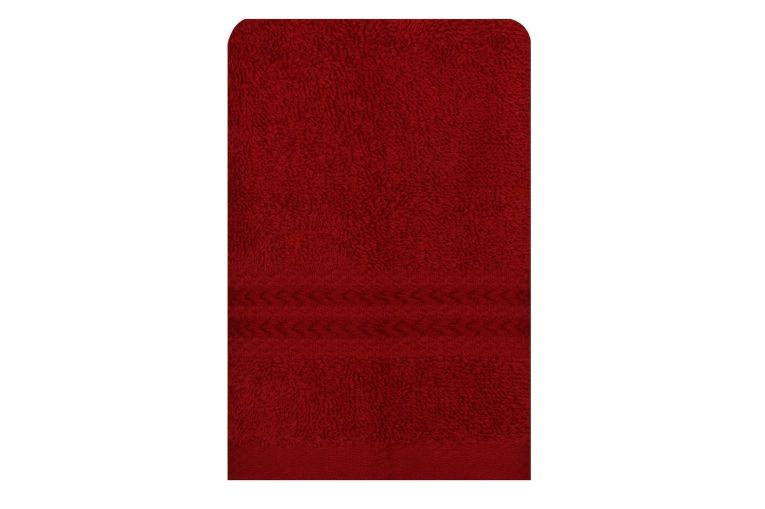 Asciugamano Carlsbad, 30x50 cm, Rosso