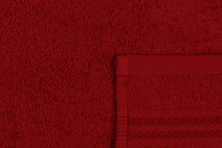 Asciugamano Carlsbad, 30x50 cm, Rosso