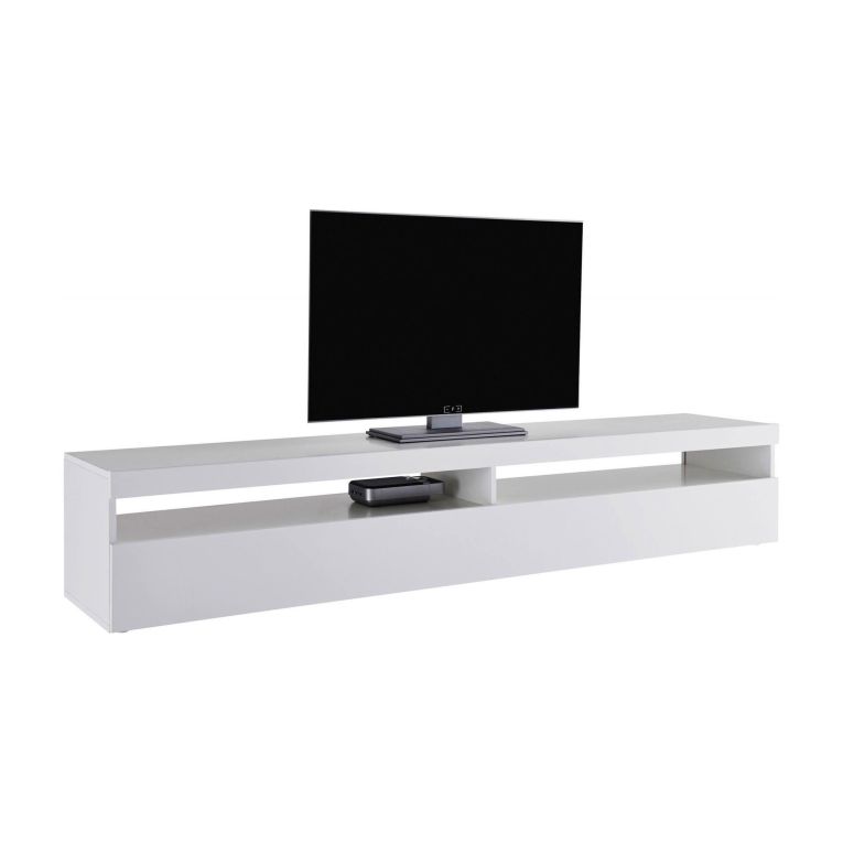 Base TV ardesia 200x45x36h cm 2 ante in legno - Akon