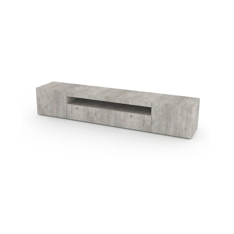 Base TV cemento 200x40x37h cm 3 ante - Amore