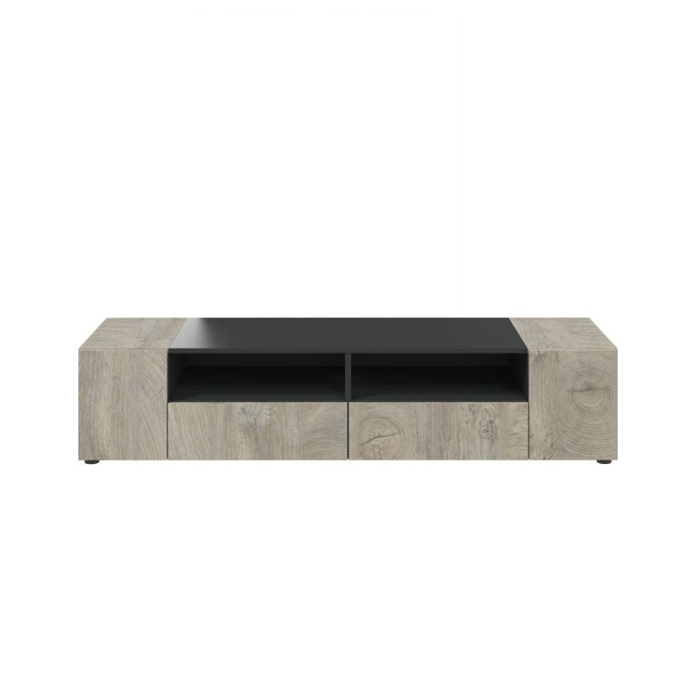 Base TV rovere 138x42x36h cm 4 ante - Ebe