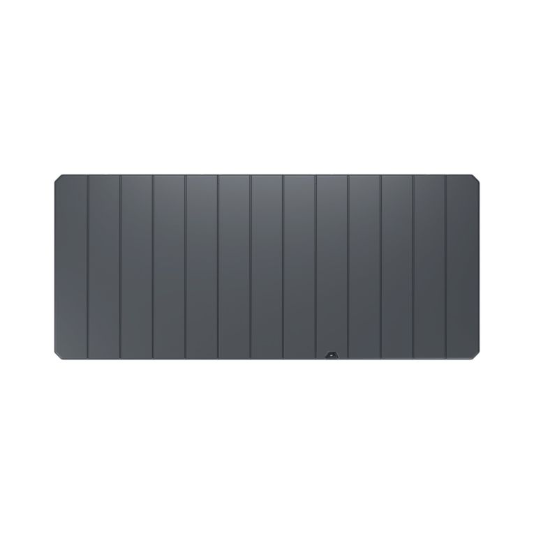 Baule Nero Antracite Resistente ai Raggi uv Impermeabile Capacità 350 l Chiusura Lucchetto 118.5x52x56.8h cm, Materiale Piano in Plastica - Nurri