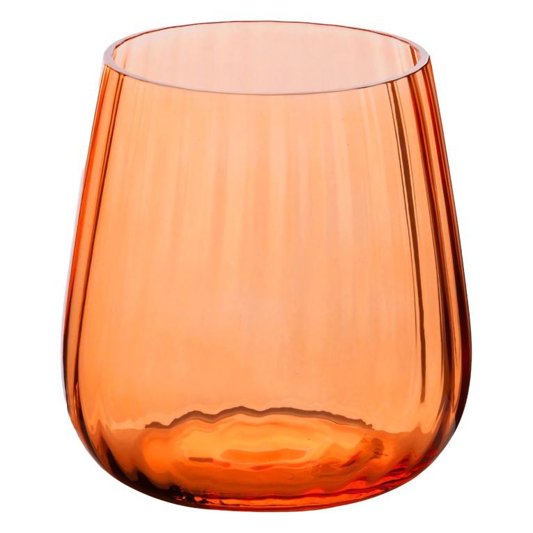 Bicchieri Arancione 450 ml Adatto per Lavastoviglie, - Nigara