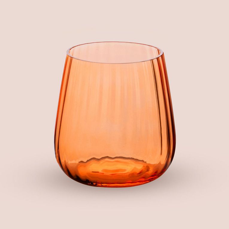 Bicchieri Arancione 450 ml Adatto per Lavastoviglie, - Nigara