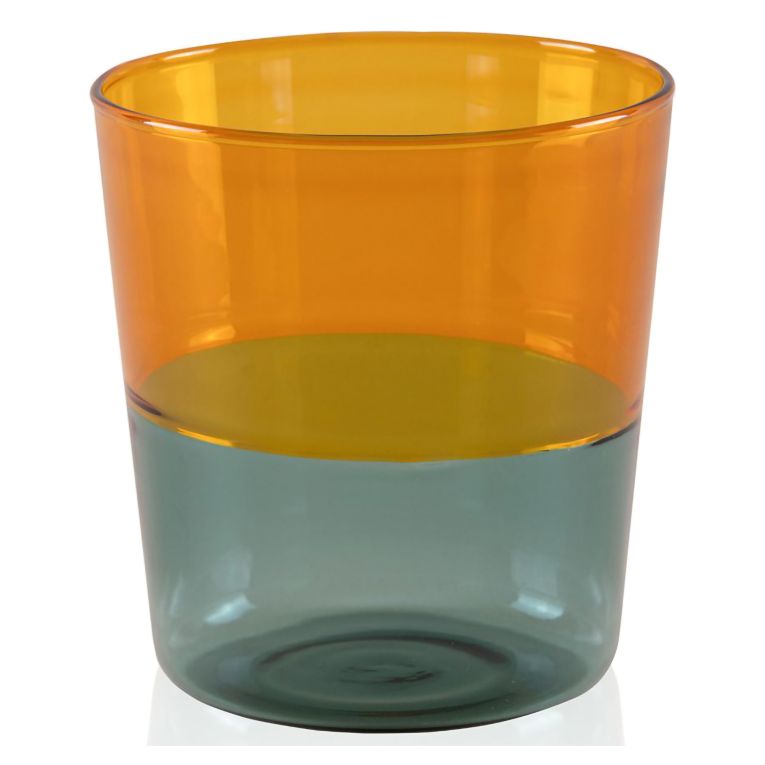 Bicchieri Giallo Verde 320 ml Colore Struttura Verde, Adatto per Lavastoviglie - Nigani